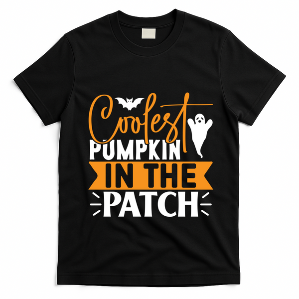 Coolest Pumpkin In The Patch Gift T-Shirt - Black