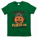 Coolest Pumpkin In The Patch Halloween Funny Gift T-Shirt - Irish Green