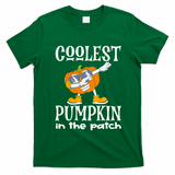 Coolest Pumpkin In The Patch Vintage Pumpkin Halloween Meaningful Gift T-Shirt - Irish Green