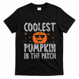 Coolest Pumpkin In The Patch Cute Halloween T-Shirt - Black