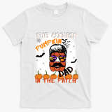 Coolest Pumpkin In The Patch Funny Halloween Dad Gift Cute Gift T-Shirt - White