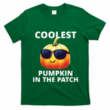 Coolest Pumpkin In The Patch Halloween Kids T-Shirt - Irish Green