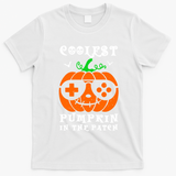 Coolest Pumpkin In The Patch Halloween Costume Meaningful Gift T-Shirt - White