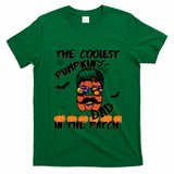 Coolest Pumpkin In The Patch Funny Halloween Dad Gift Cool Gift T-Shirt - Irish Green