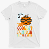 Coolest Pumpkin In The Patch Adorable Halloween T-Shirt - White