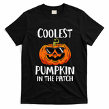 Coolest Pumpkin In The Patch Funny Halloween Gift T-Shirt - Black