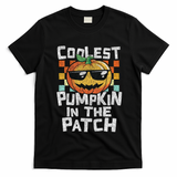 Coolest Pumpkin In The Patch Halloween Girls T-Shirt - Black
