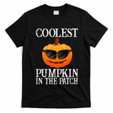 Coolest Pumpkin In The Patch Funny Halloween T-Shirt - Black
