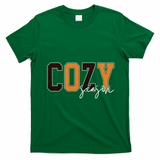 Cozy Season Fall Lover T-Shirt - Irish Green
