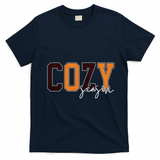 Cozy Season Fall Lover T-Shirt - Navy Blue