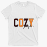 Cozy Season Fall Lover T-Shirt - White