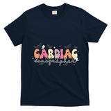 Cardiac Sonographer Halloween Ghosts Echocardiographers T-Shirt - Navy Blue
