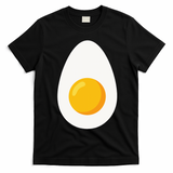 Deviled Egg Costume Funny Halloween Egg Costume T-Shirt - Black