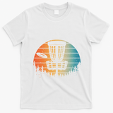 Disc Golf Art Disc Golfer Disc Golf T-Shirt - White