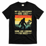 Disc Golf Art Disc Golf Player T-Shirt - Black