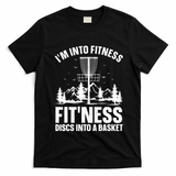 Disc Golf Art Disc Golfer Player Disc Golf T-Shirt - Black