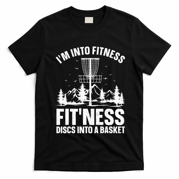Disc Golf Art Disc Golfer Player Disc Golf T-Shirt - Black