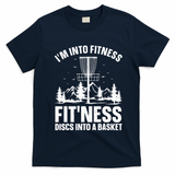Disc Golf Art Disc Golfer Player Disc Golf T-Shirt - Navy Blue
