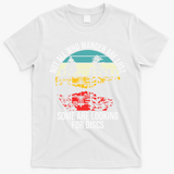 Disc Golf Basket Wandering T-Shirt - White