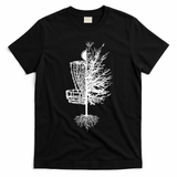 Disc Golf Basket Tree T-Shirt - Black