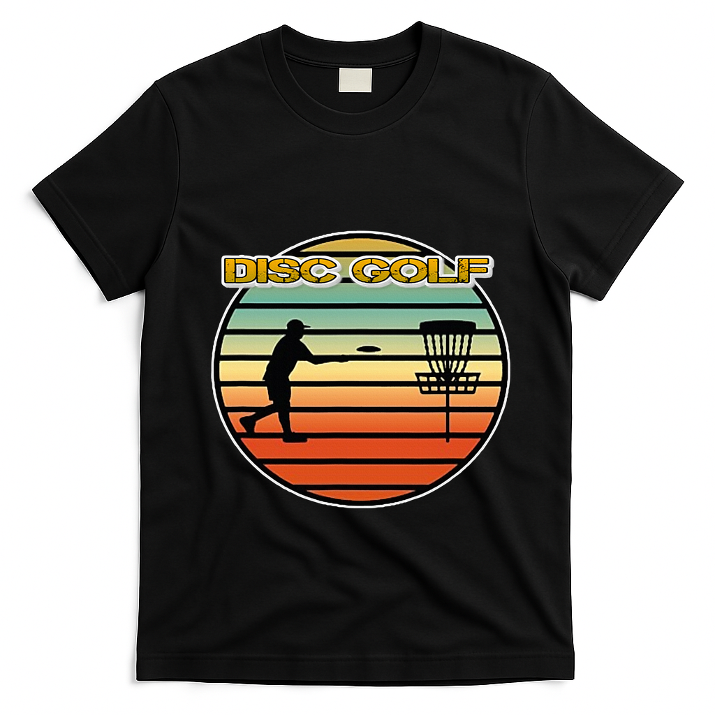 Disc Golf T-Shirt - Black