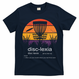 Disc Golf disclexia disc golf meme funny disc golf T-Shirt - Navy Blue
