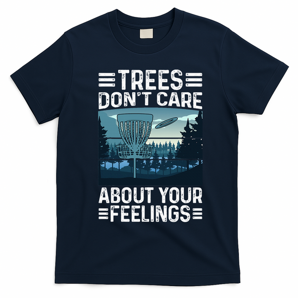Disc Golf Design Art For  Disc Golf Player T-Shirt - Navy Blue