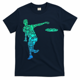 Disc Golf Frisbee T-Shirt - Navy Blue
