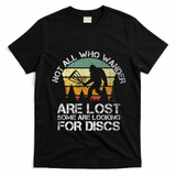 Disc Golf Funny Bigfoot Apparel T-Shirt - Black