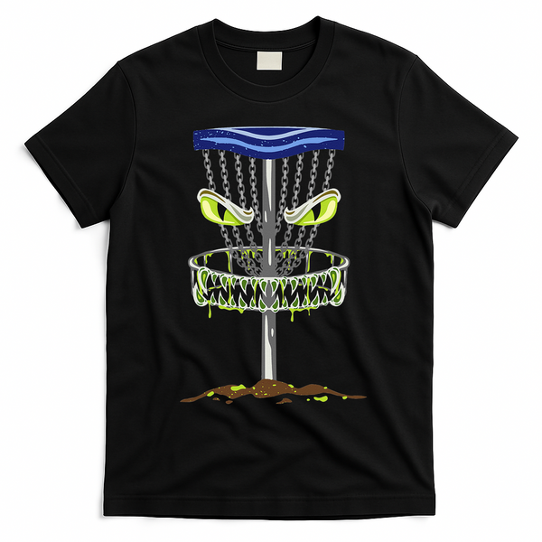 Disc Golf Men Disc Golf Monster T-Shirt - Black