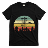 Disc Golf Retro Vintage Frisbee Design T-Shirt - Black