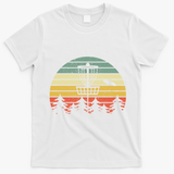 Disc Golf Retro Vintage Frisbee Design T-Shirt - White