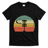 Disc Golf Retro Frisbee Golf Disc Sport Gift T-Shirt - Black