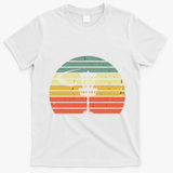 Disc Golf Retro Frisbee Golf Disc Sport Gift T-Shirt - White