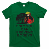 Disc Golf S Only You Can Prevent Bogeys Disc Golf . T-Shirt - Irish Green