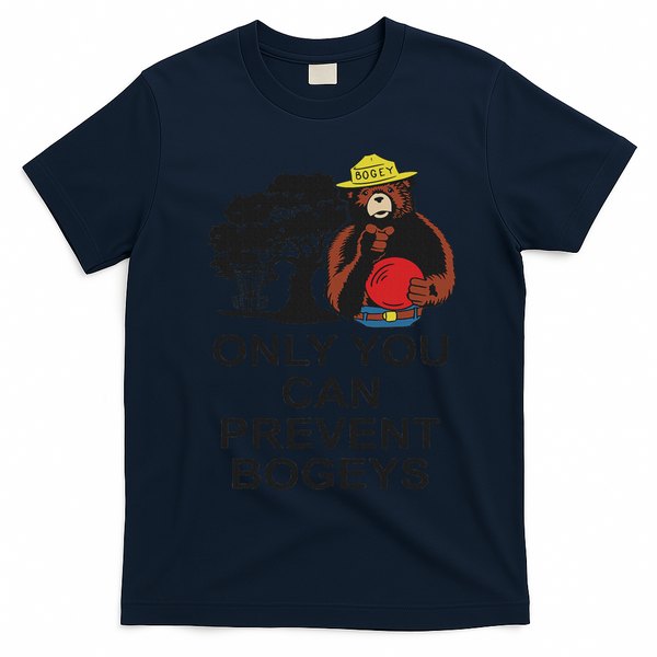 Disc Golf S Only You Can Prevent Bogeys Disc Golf . T-Shirt - Navy Blue