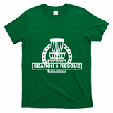 Disc Golf Search and Rescue Disc Golf Gift Funny Disc Golf T-Shirt - Irish Green
