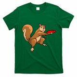 Disc Golf Squirrel Frolf Frisbee Golf Disc Gift T-Shirt - Irish Green