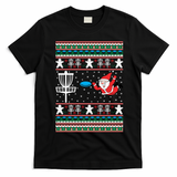 Disc Golf Ugly Christmas Merry Discmas Holiday Xmas Gift Cool Gift T-Shirt - Black