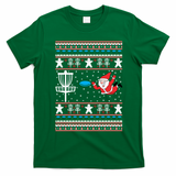 Disc Golf Ugly Christmas Merry Discmas Holiday Xmas Gift Cool Gift T-Shirt - Irish Green