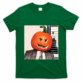 Dwight Pumpkin Head T-Shirt - Irish Green