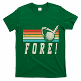 Fore 4th Golf Birthday Party T-Shirt - Irish Green