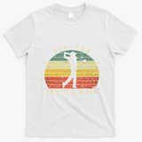 Funny 60th Birthday Golf Lover Six And Still On Par T-Shirt - White