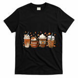 Fall Coffee Pumpkin Spice Lover T-Shirt - Black