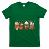 Fall Coffee Pumpkin Spice Lover T-Shirt - Irish Green