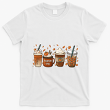 Fall Coffee Pumpkin Spice Lover T-Shirt - White