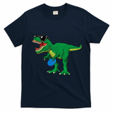 Frisbees Dino Cute T Rex Dinosaur Disc Golf Gift T-Shirt - Navy Blue