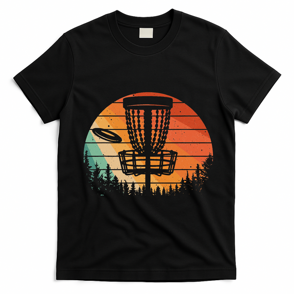 Funny Disc Golf Golfer Disc Golf T-Shirt - Black