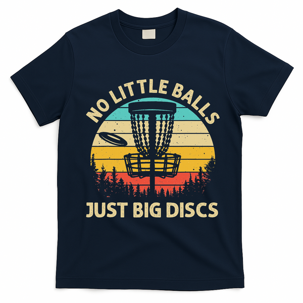 Funny Disc Golf Design For Women Disc Golf Lover Player T-Shirt - Navy Blue
