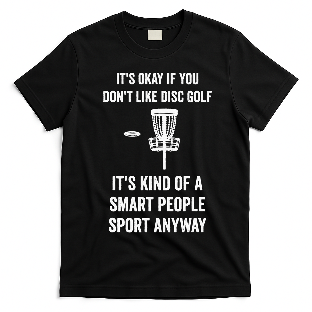 Funny Disc Golf T-Shirt - Black
